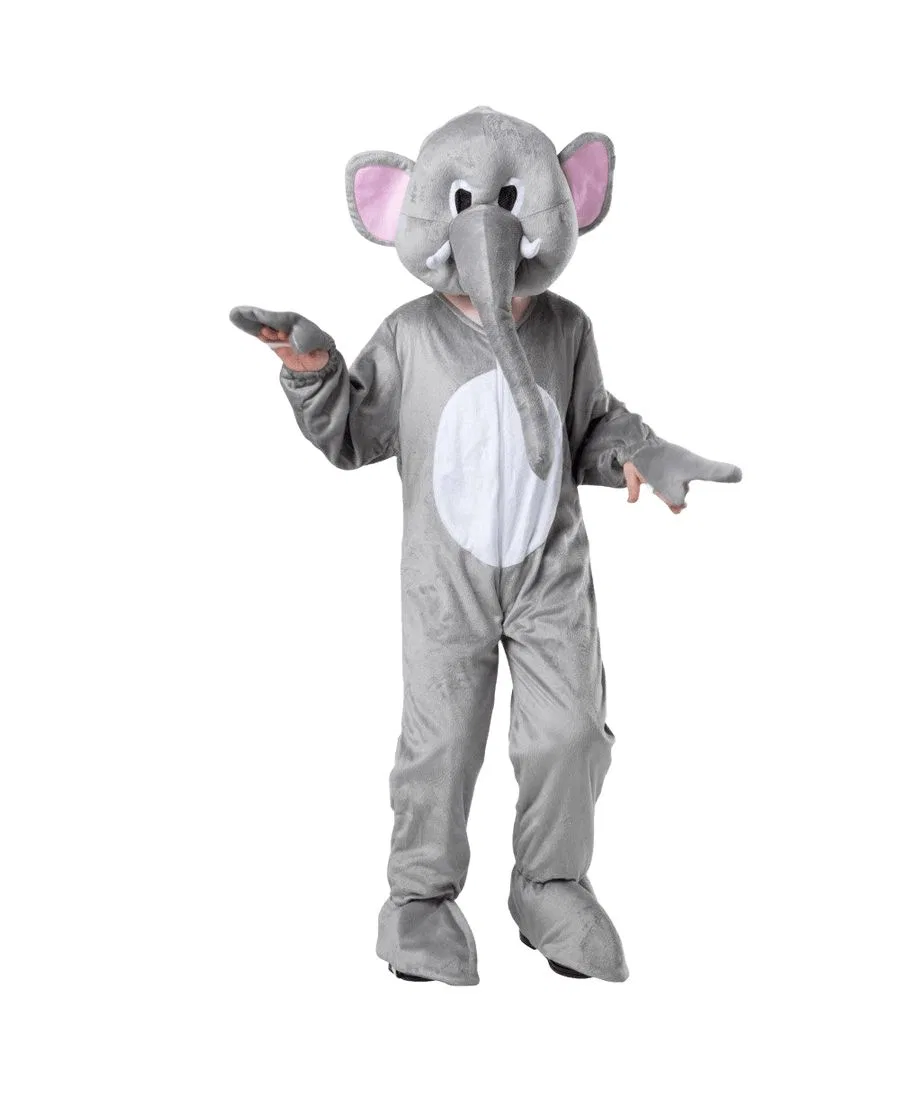 Детский костюм слона с маской, комбинезон Dress Up America, Grey