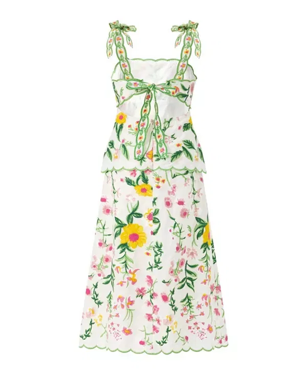 Детское платье для девочек с вышивкой Kaylee Marlo Kids, Floral — фото 2