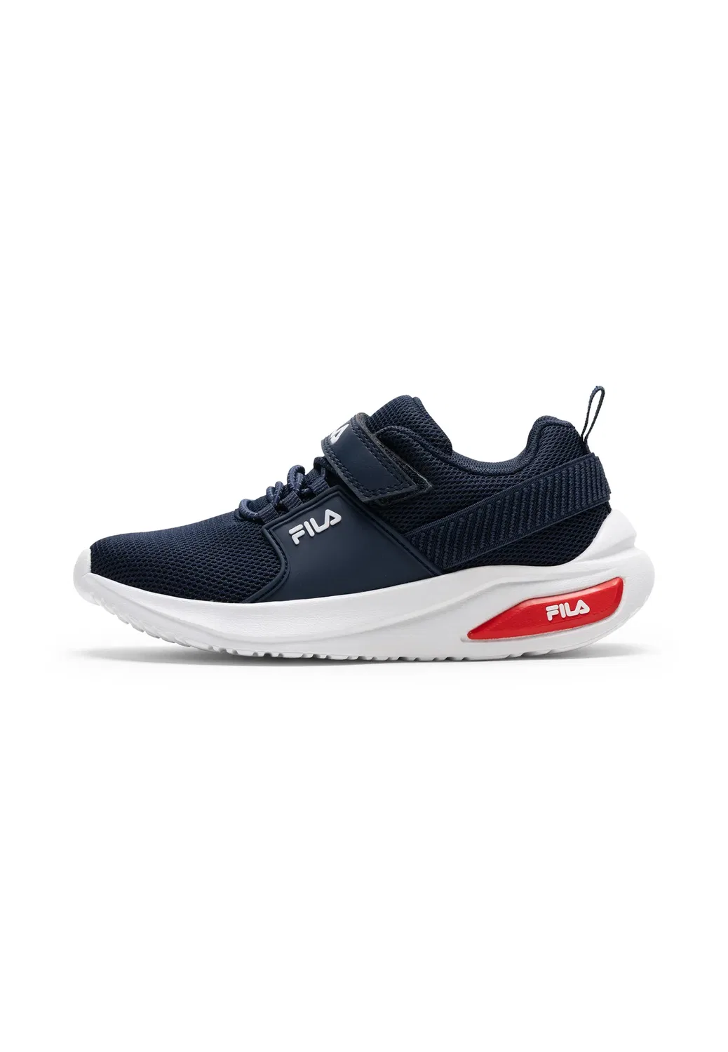 Обувь Upspark на липучках, детская, унисекс - кроссовки Fila, Fila Navy-Fila Red