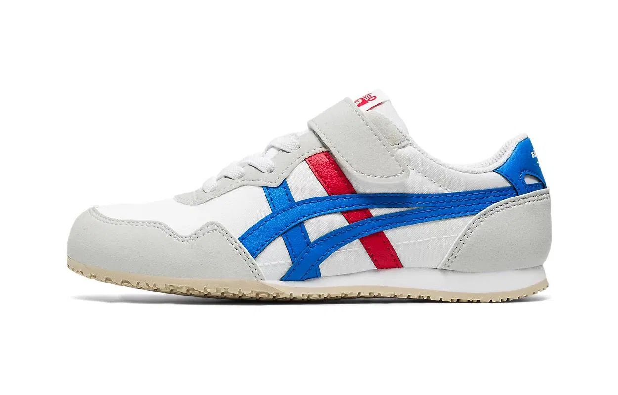 Детские повседневные кожаные кроссовки с низким верхом Onitsuka Tiger, Black