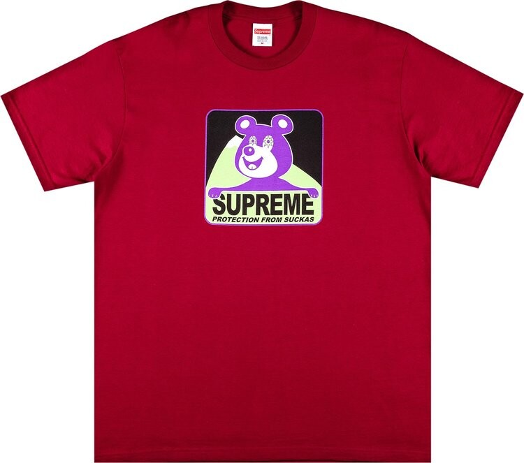 

Футболка Supreme Bear Tee 'Cardinal', красный