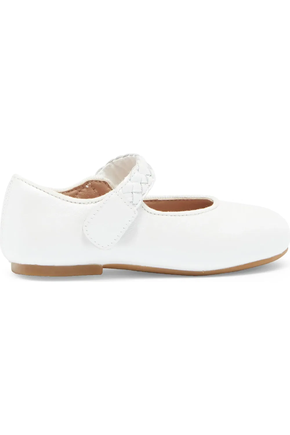 Детские туфли Мэри Джейн на плетеном ремешке Lady Plat OLD SOLES, Nacardo Blanco — фото 3