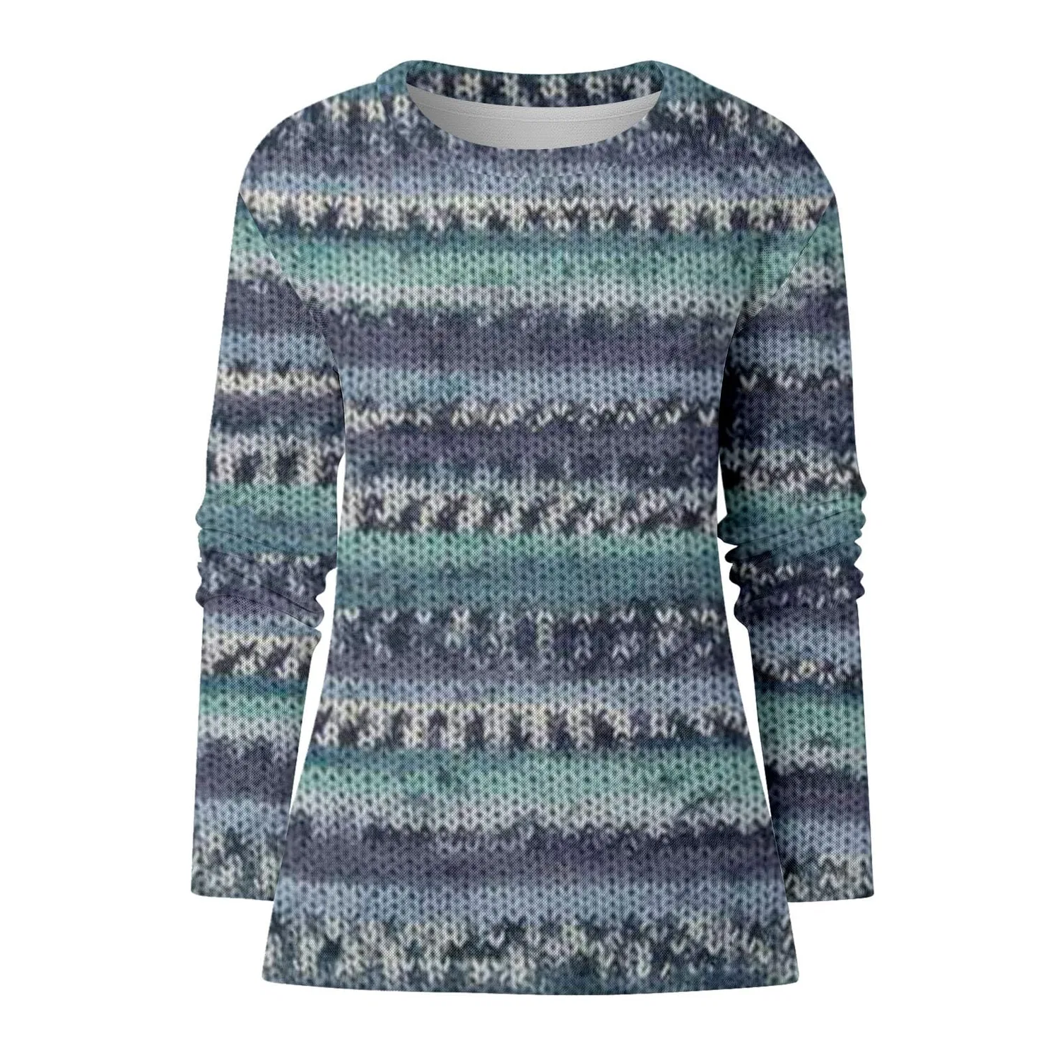 Женский тёплый свитшот с принтом горы Mountain Printed, бренд, | Dark Blue — фото 4