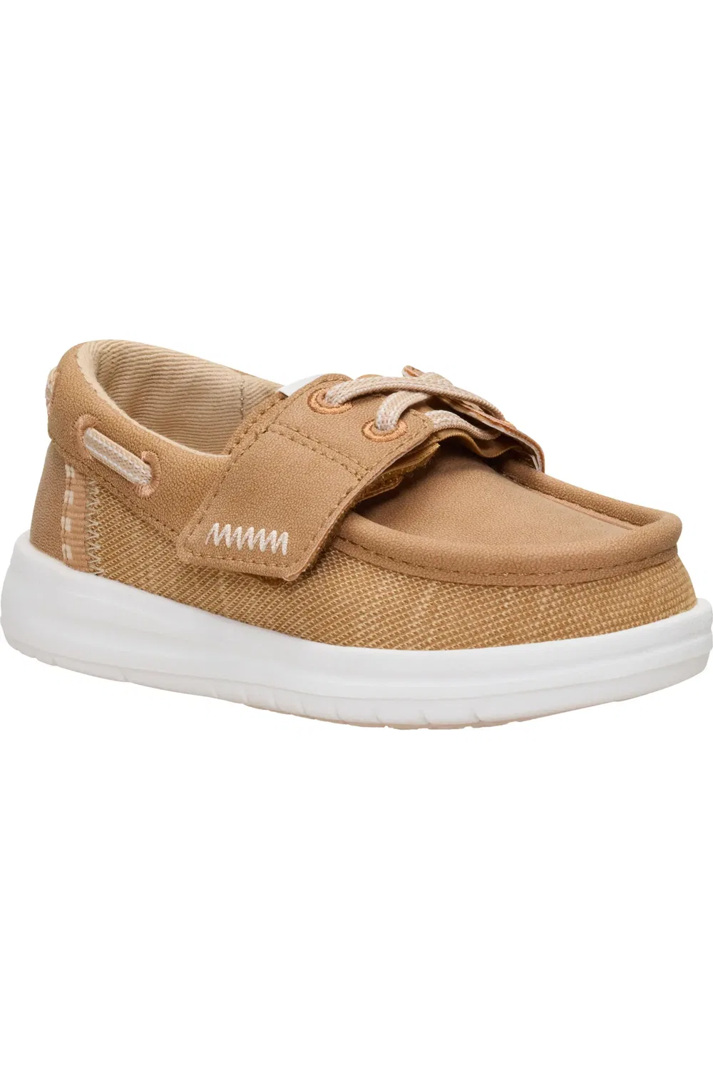 Детские туфли-лодочки slip-on на плоской подошве Wells Classic Hey Dude, Cognac