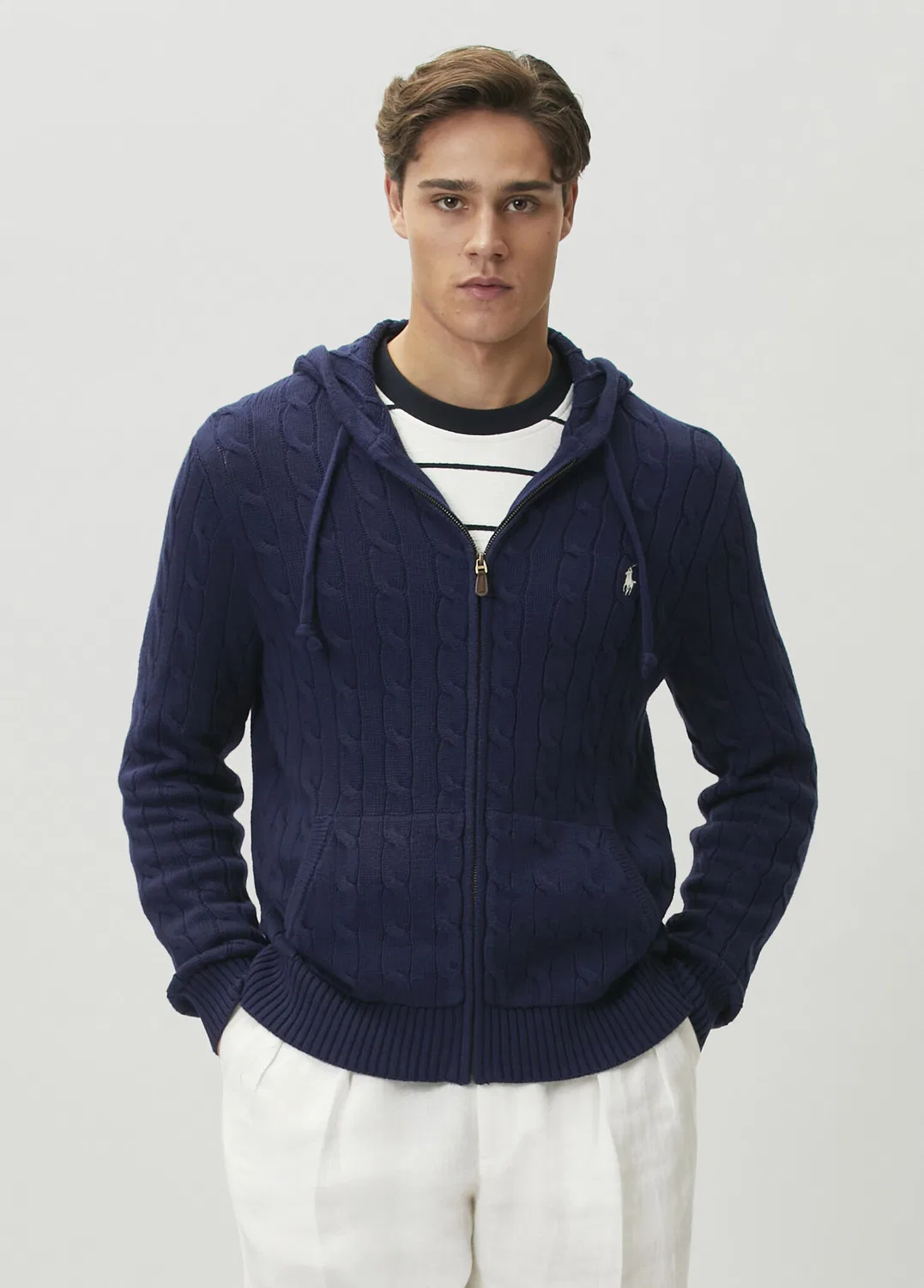 Хирка Polo Ralph Lauren с капюшоном, Mavi