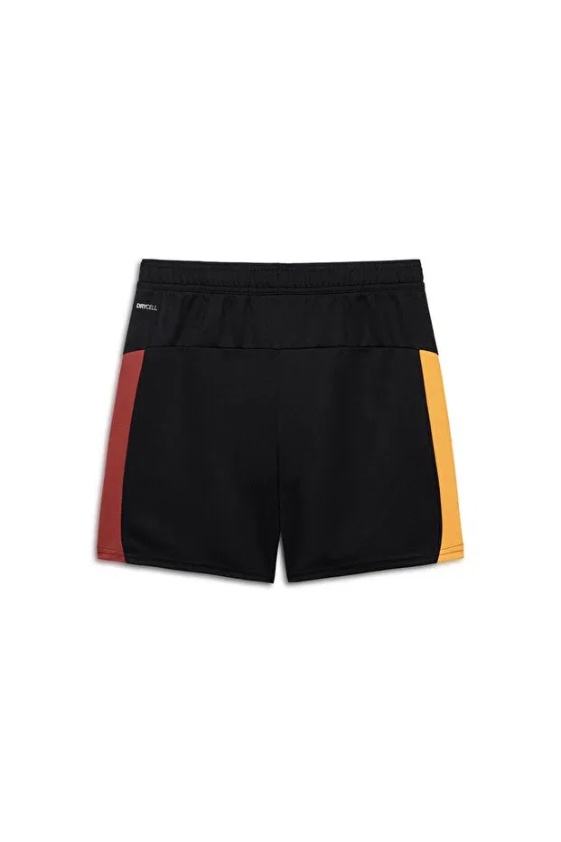 Детские шорты для девочек спортивные с принтом Galatasaray Puma 2025/2026 Kids Home Shorts 77982405 Gsstore, Black — фото 2