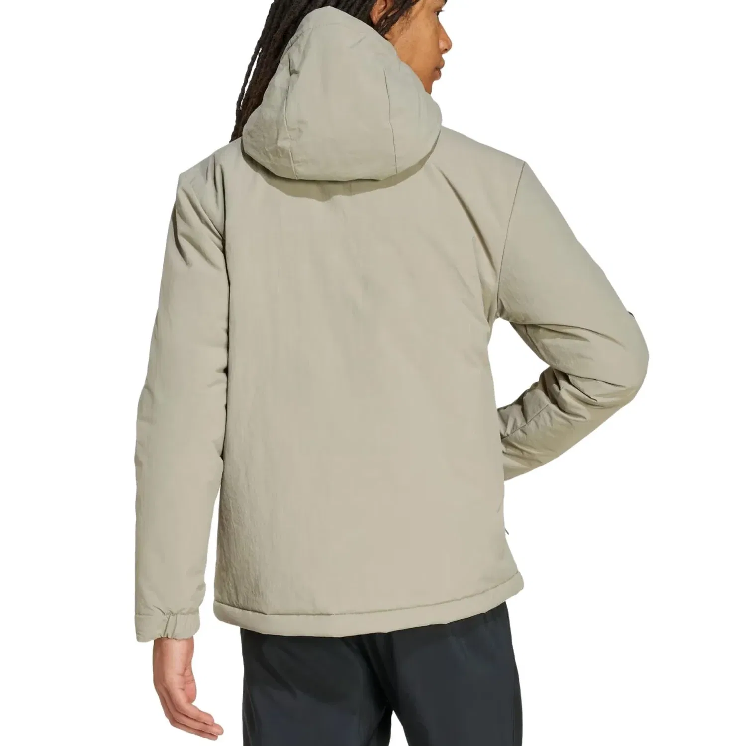 Мужская куртка Climawarm 3-Stripes Insulated Hooded Jacket Asia Sizing 'Silver Pebble' adidas, Silver Pebble — фото 2