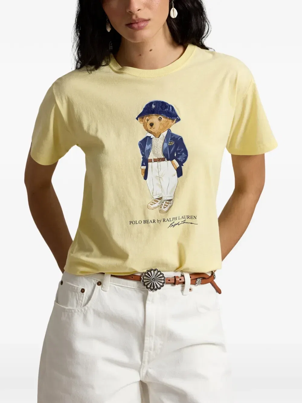Футболка Polo Bear Polo Ralph Lauren, желтый — фото 3
