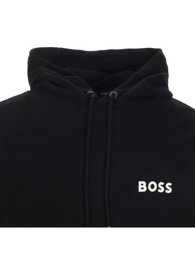 Лонгслив с логотипом, Relaxed Fit BOSS, Black — фото 3