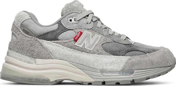 Кроссовки New Balance Levi’s x 992 Made in USA 'Grey Denim', серый — фото 2