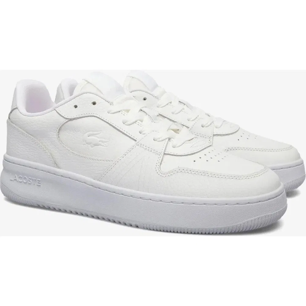 Детские кроссовки из натуральной кожи на шнуровке L001 Leather Lacoste