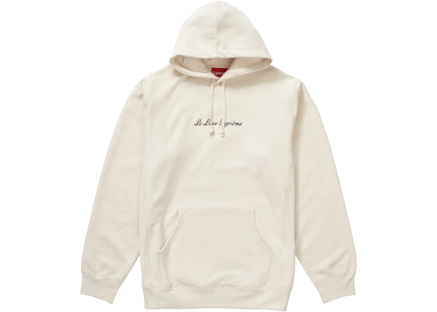 Мужской худи с вышивкой Supreme Le Luxe Supreme, Natural