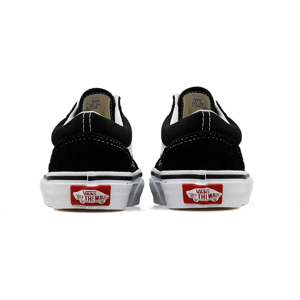 Детские кроссовки на плоской подошве Uy Old Skool, Black Vans — фото 3