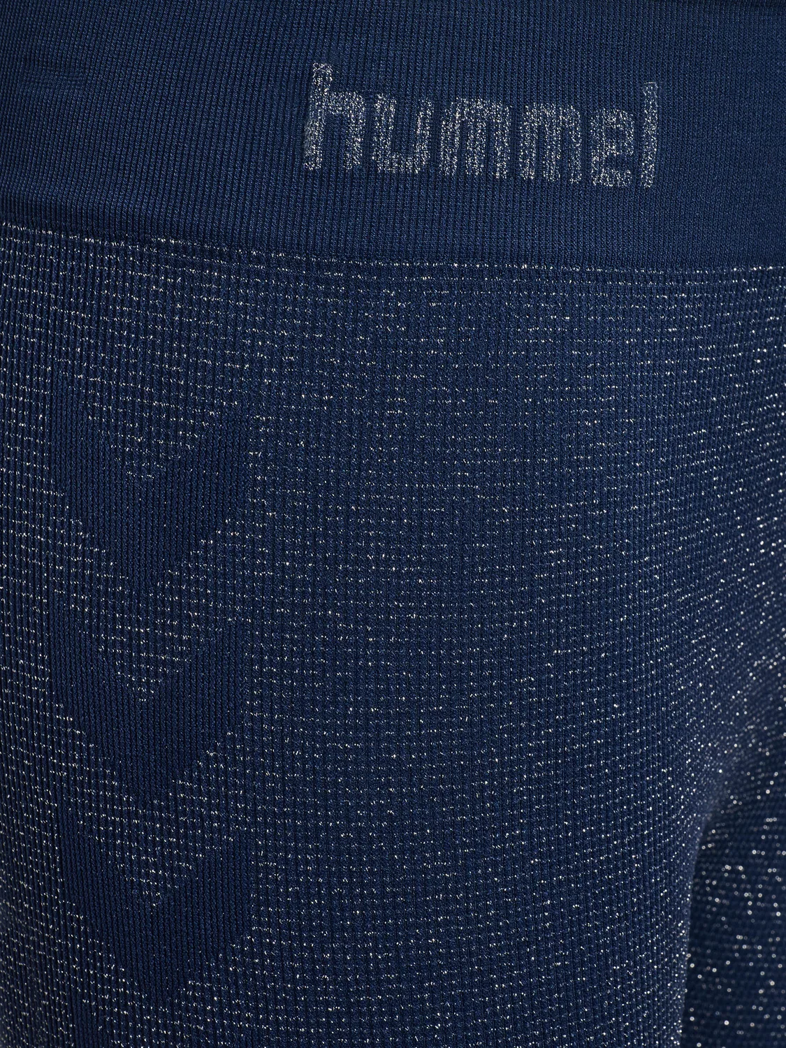 Детские леггинсы с регулируемой талией Hmljr Seamless Hummel, Blau Navyblau Gletscherblau — фото 3
