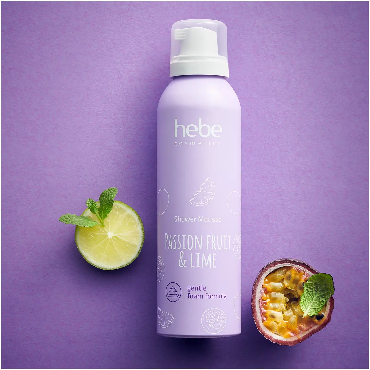 

Hebe Cosmetics Marakuja&Limonka мусс для тела, 200 мл