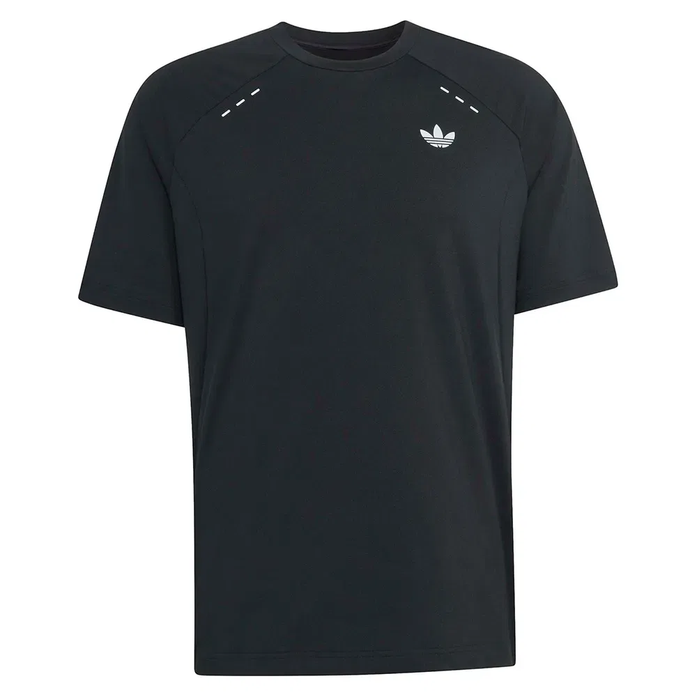 Футболка с коротким рукавом Tech Trefoil Essentials Adidas Originals, черный — фото 3