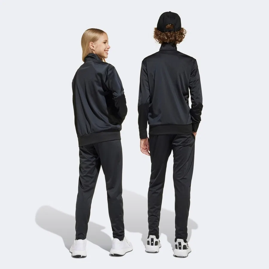 Детский спортивный комплект с длинным рукавом adidas Essentials Climacool, Черный — фото 3