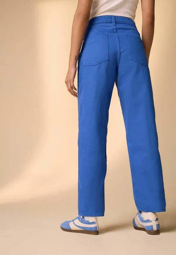 Джинсы прямого кроя Tall fit - straight leg jeans Next, синий — фото 2