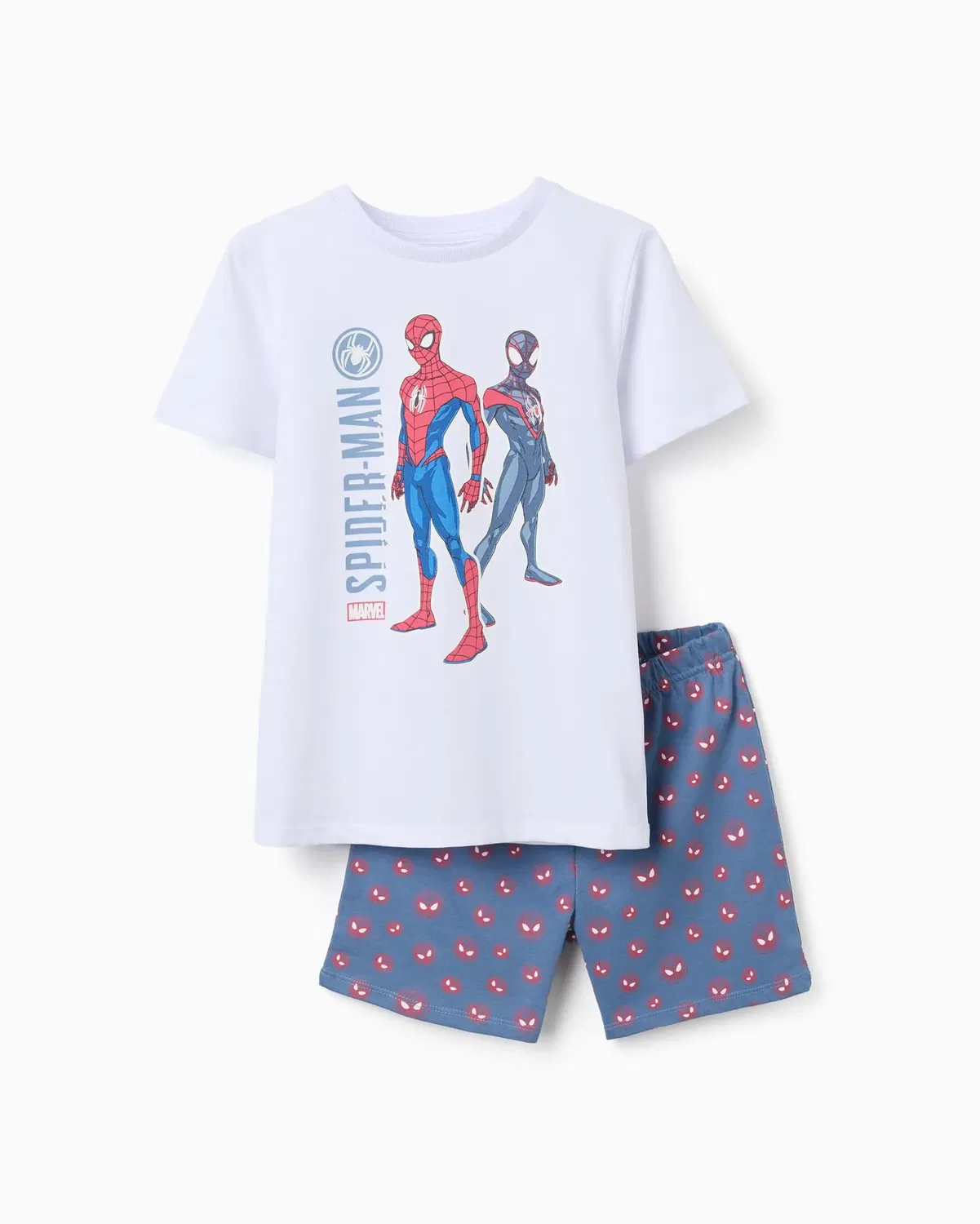 Детский комплект пижамы для мальчиков с принтом Spider-Man Zippy, Blanco