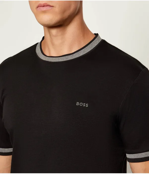 Футболка h-tessler 200 Slim fit Boss, черный — фото 4
