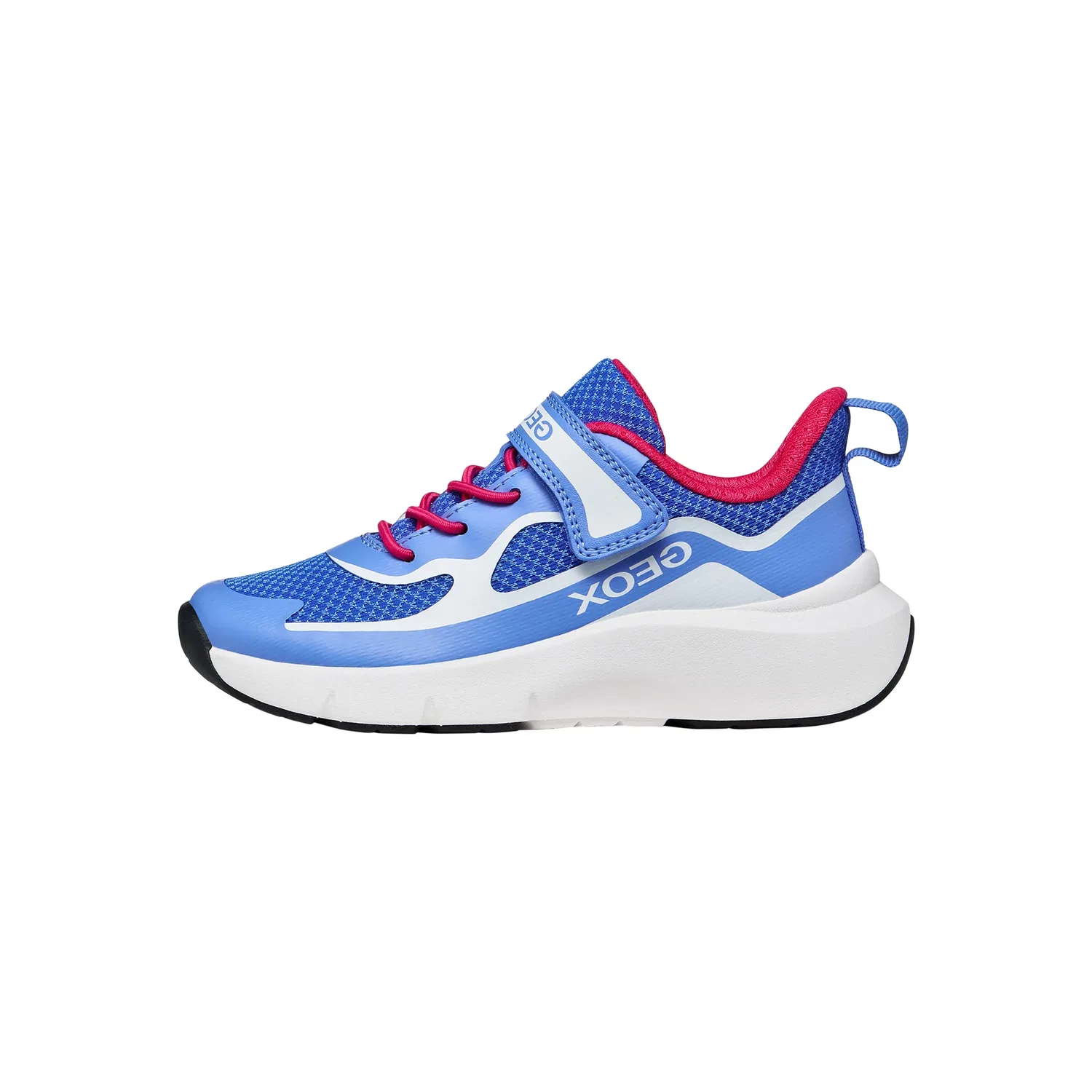Кроссовки низкие детские на шнуровке J Pro Ran Geox, синий