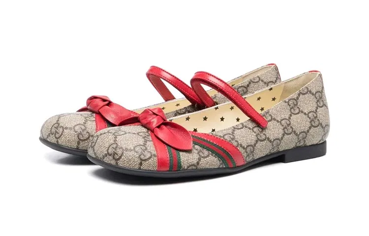 Кроссовки детские на низком ходу, повседневные, GUCCI, Brown