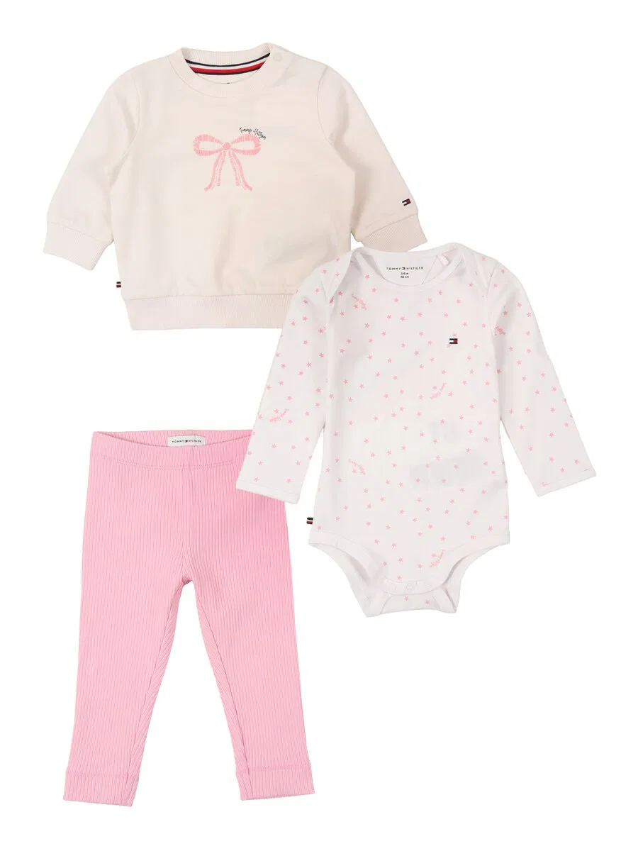 Набор TOMMY HILFIGER 'Essential' в оттенках роза, пудра, белый