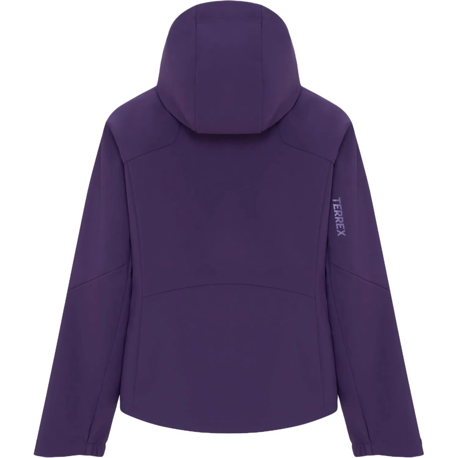 Женская ветровка Adidas Terrex с капюшоном, Aurora Plum Purple — фото 3