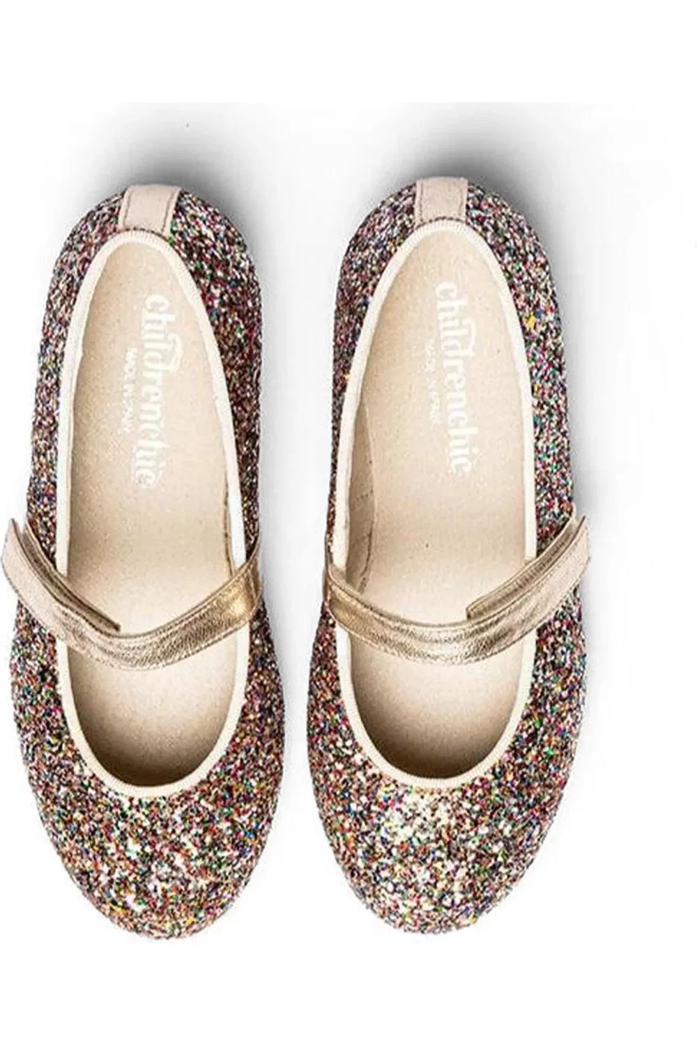 Детские туфли мэри джейн на блестках CHILDRENCHIC, Confetti — фото 3