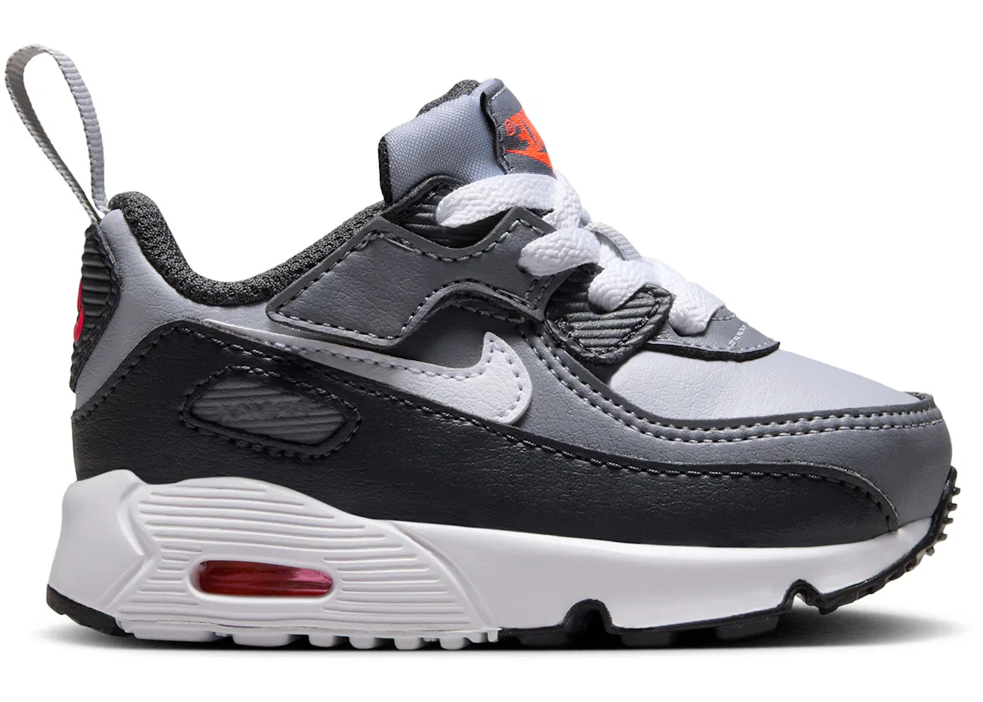 Детские кроссовки Lifestyle Nike Air Max 90 EasyOn, Wolf Grey Cool Grey Anthracite White