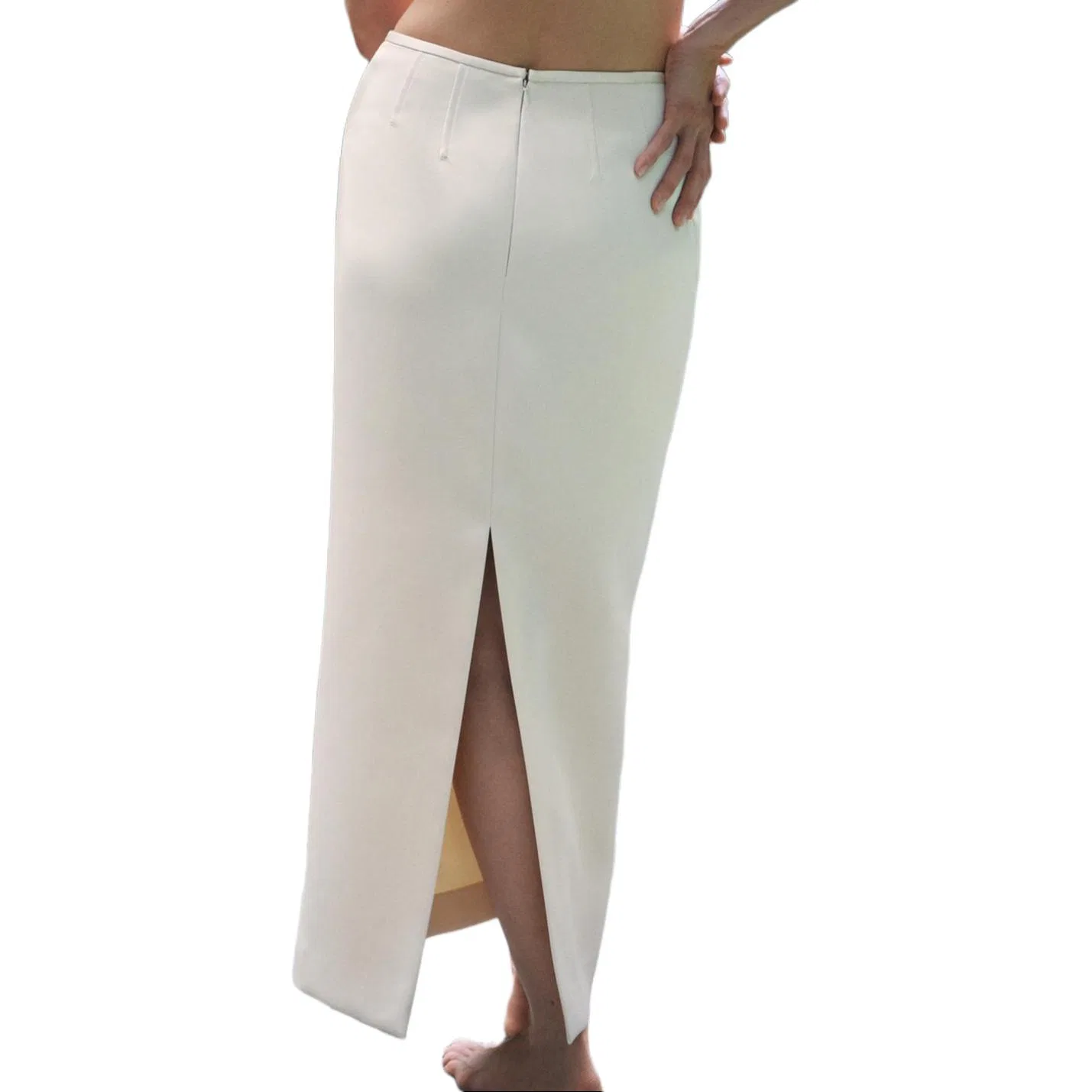 Женская юбка длинная повседневная Ivory ZARA, Ivory — фото 4