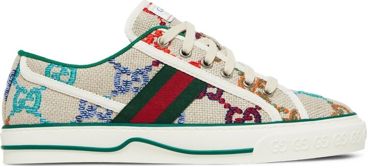 Кроссовки Gucci Wmns Tennis 1977 White Multi, белый