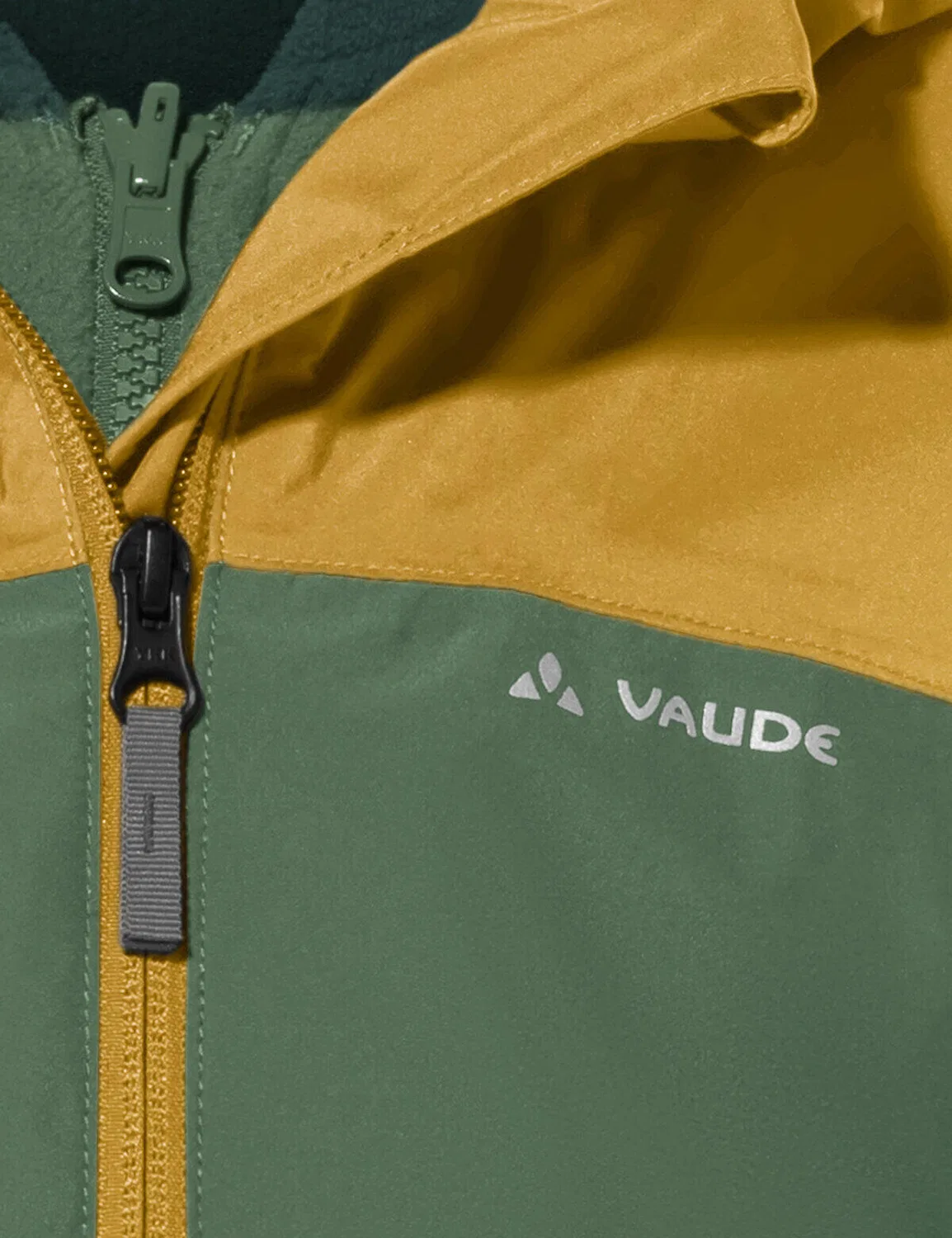 Детская трехслойная куртка 3in1 Jacket Vaude, Grun — фото 4