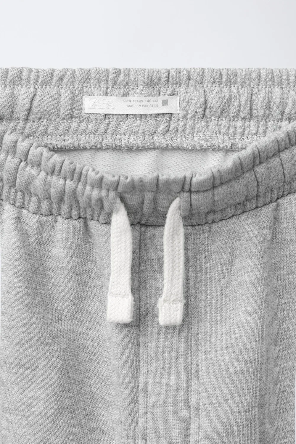 Плюшевые брюки "Бочка" ZARA, Grey marl — фото 3