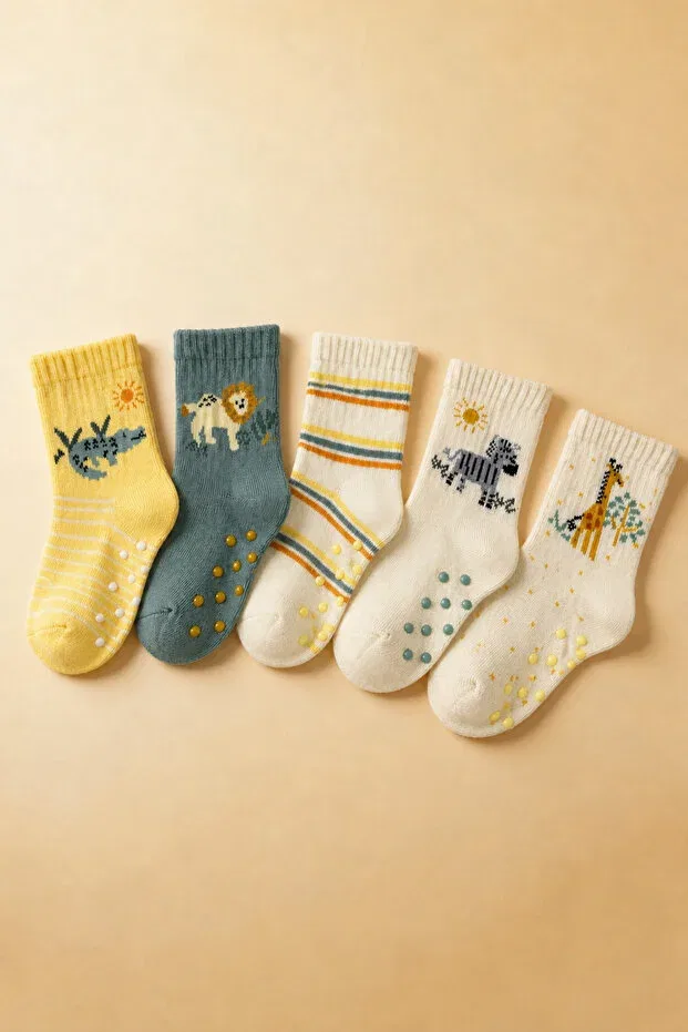 Детские носки с принтом Bony Socks, Patterned — фото 3