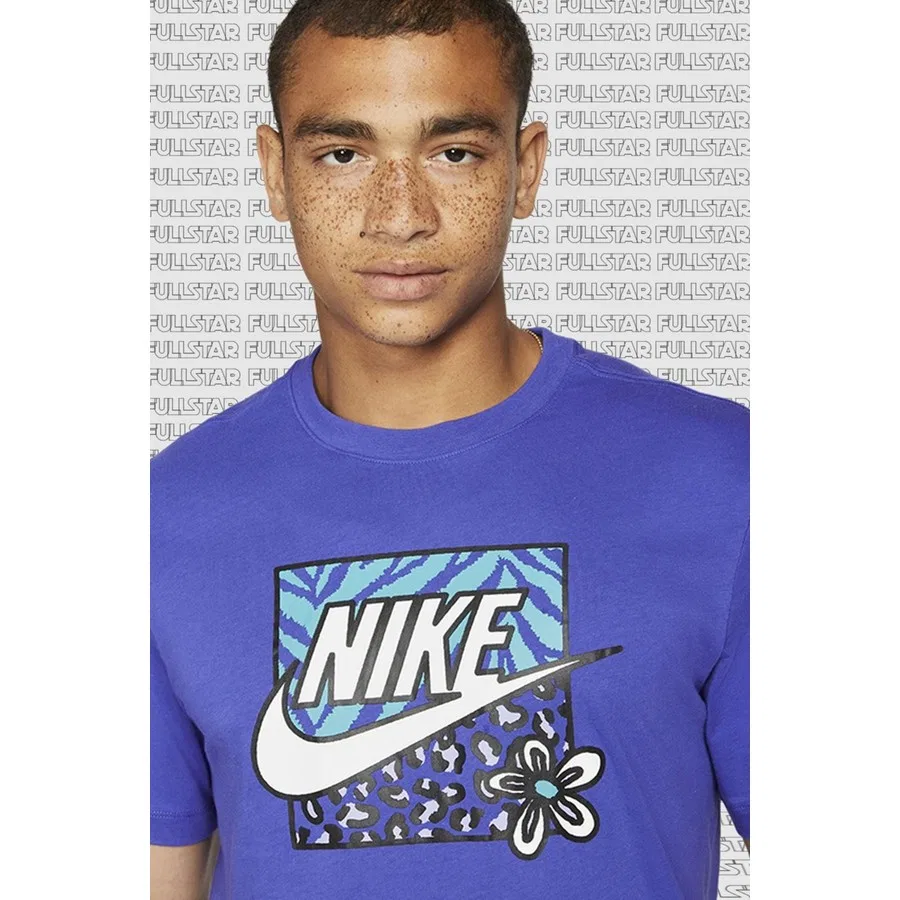 Футболка с коротким рукавом и принтом High Summer Graphic Purple Mor Nike, Фиолетовый — фото 3