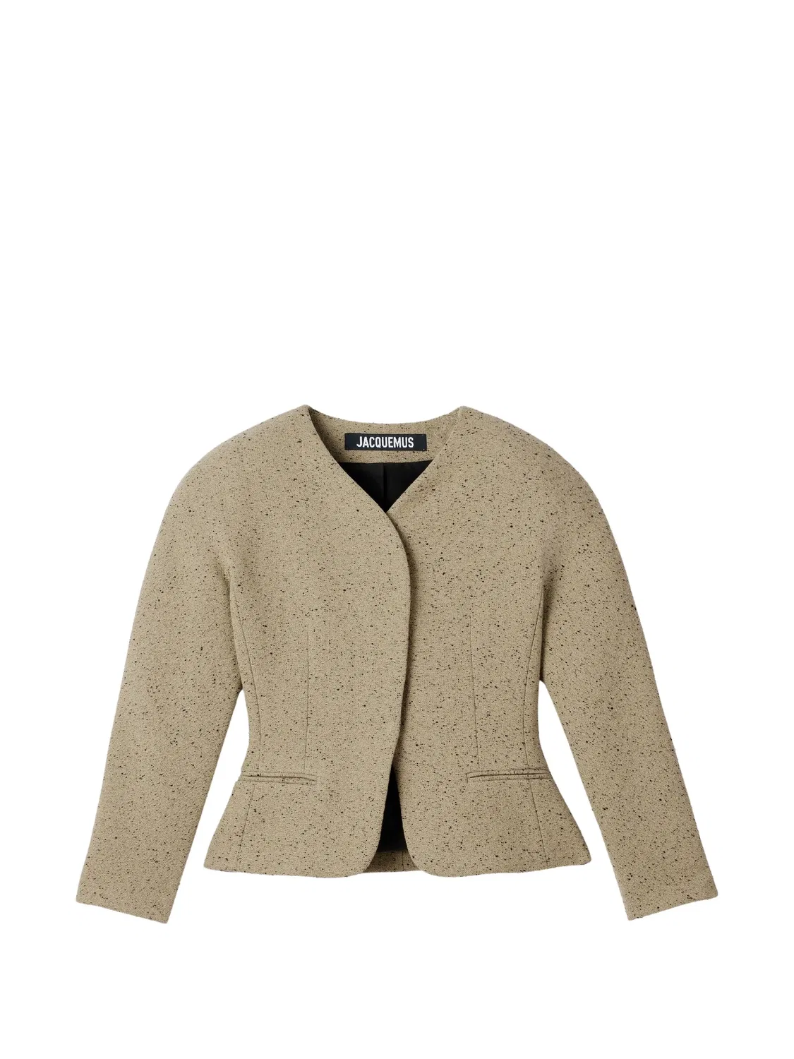 Жакет Ovalo нейтрального цвета Jacquemus, нейтральные