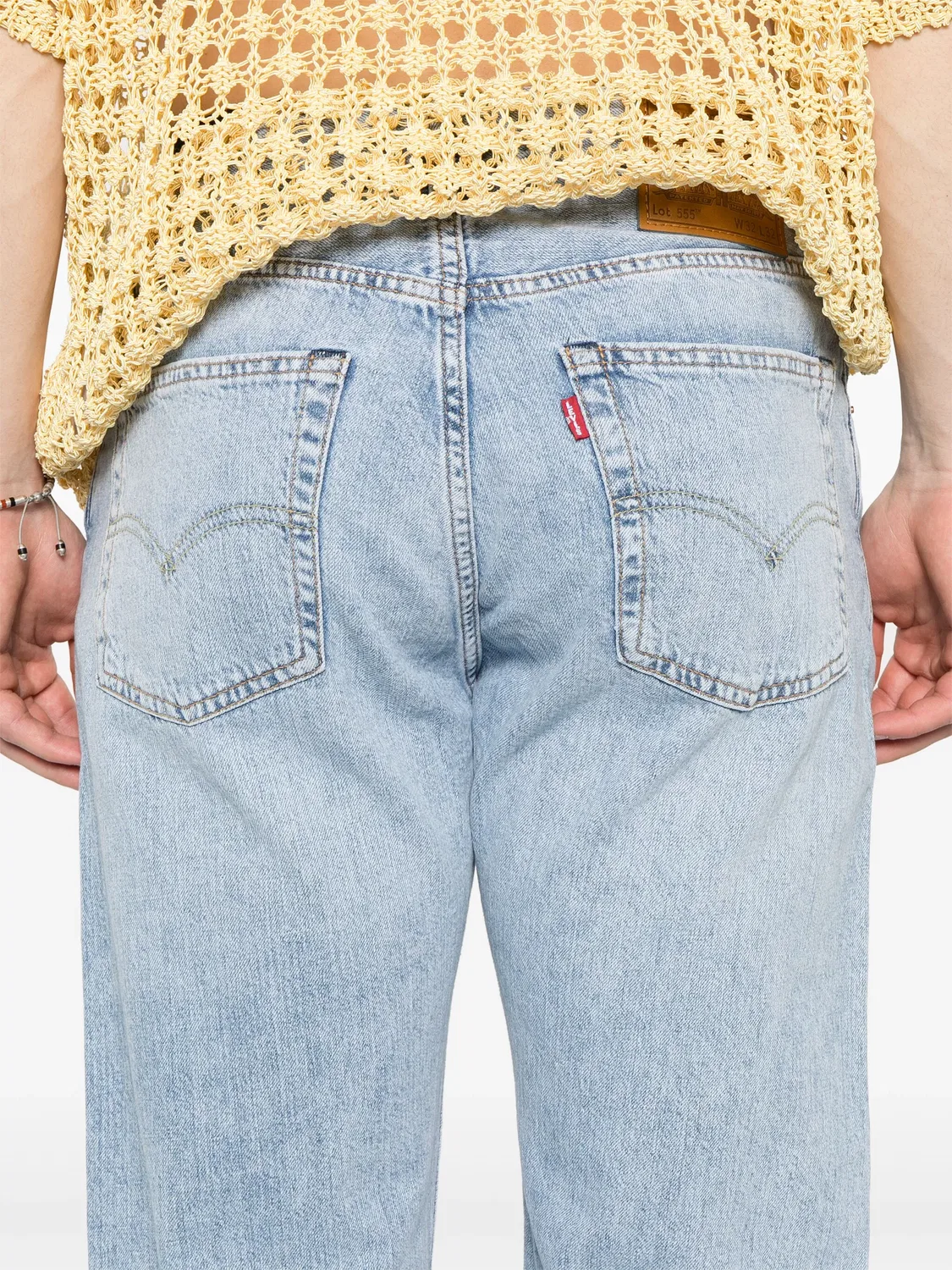 Levi's Джинсы 555 синие — фото 4