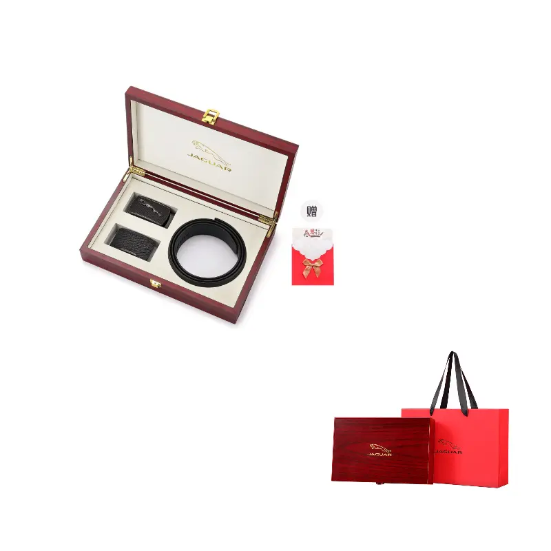 

JAGUAR Кожаный ремень мужской, Black