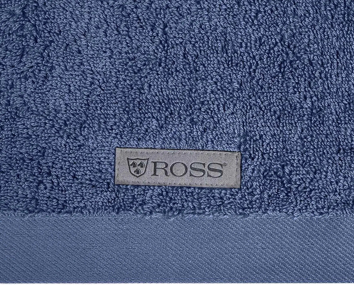 Махровое полотенце Ross, 100% хлопок, 500 г/м², 16x22 см, Blue — фото 4