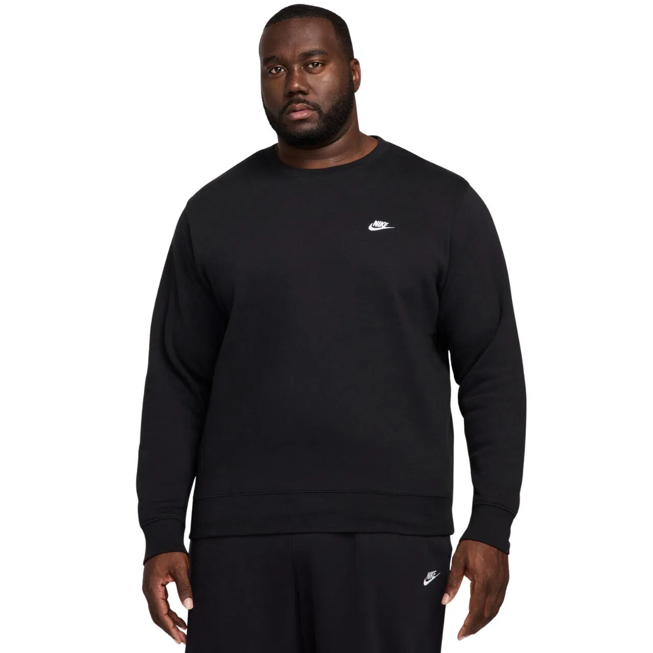 Мужской свитшот с капюшоном Nike Club BB, Черный