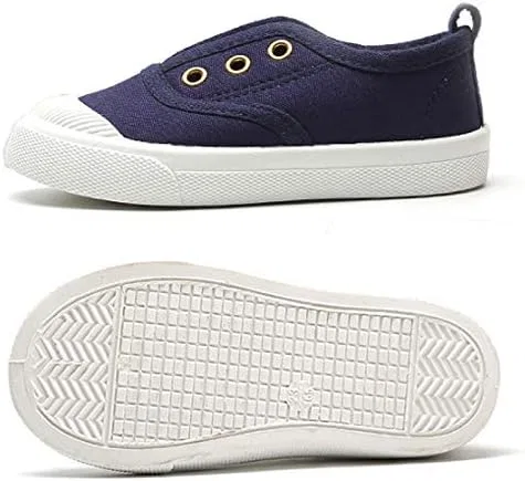 Детские кеды для девочек на шнуровке Van Caro Lobagve, Navy Blue — фото 2