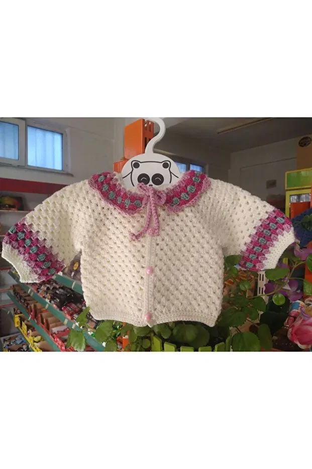 Детский кардиган вязаный без пуговиц Kartopu Baby One, Nude Color