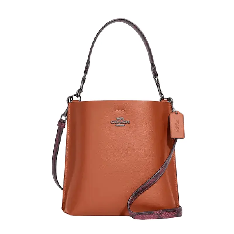 

Сумка Coach Mollie Bucket Bag 22, оранжевый