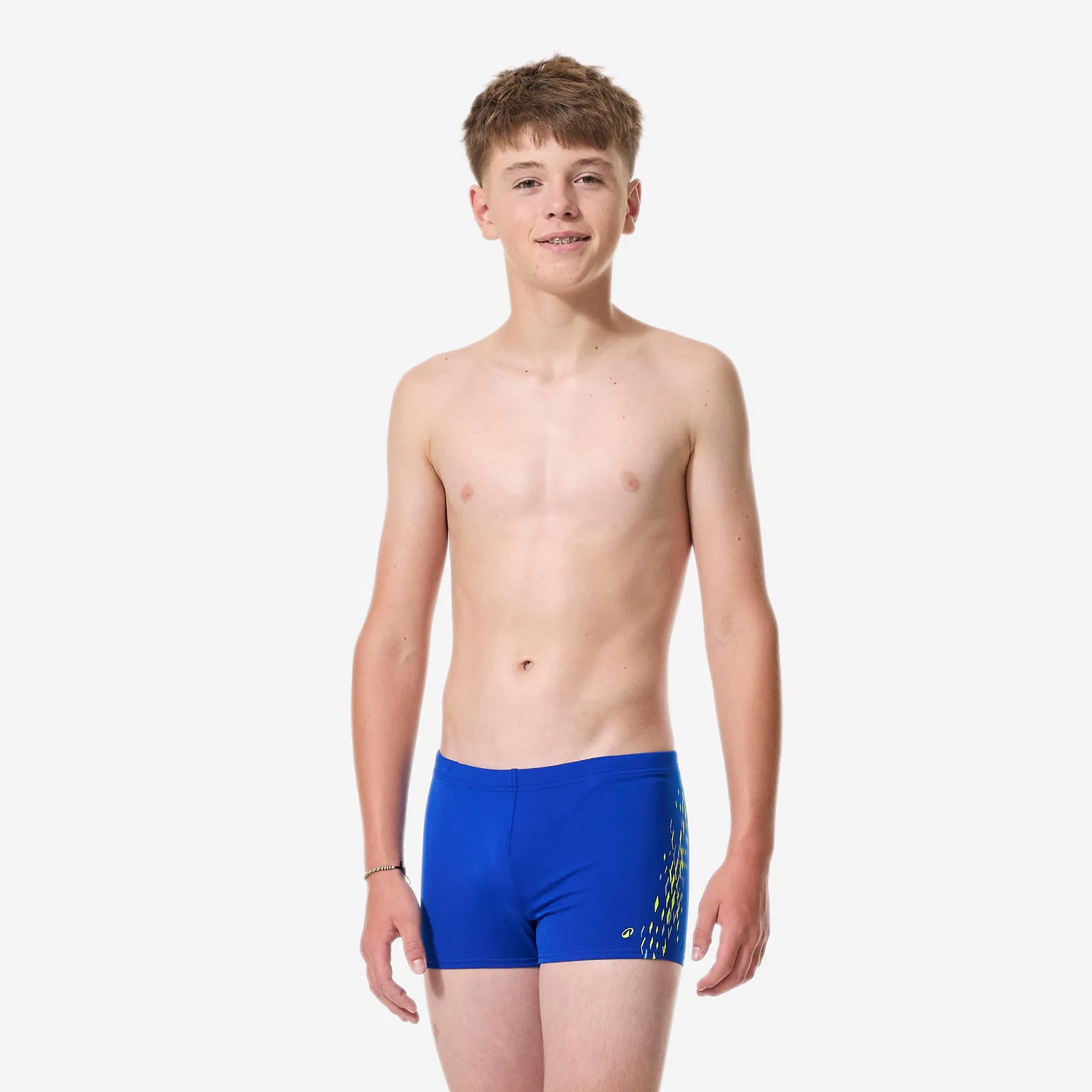 Детские плавки для мальчиков с принтом Fiti Corner Decathlon, Indigoblau / Gelb — фото 3