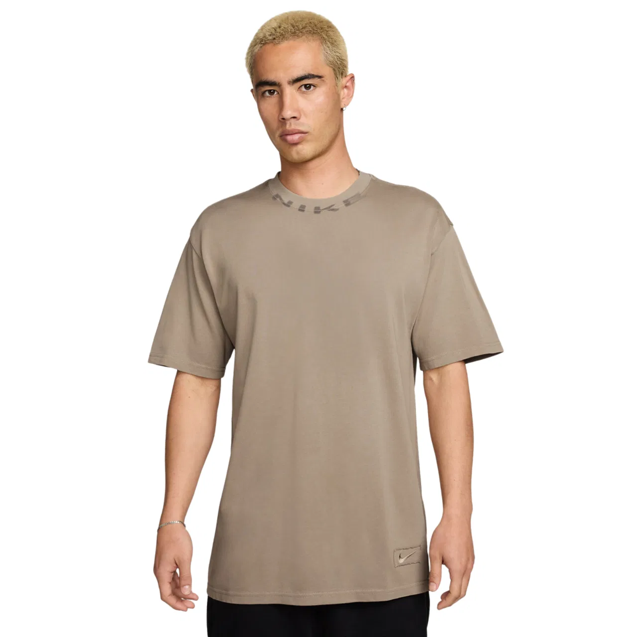 Футболка мужская Nike NSW OC Collar Print, цвет Tan/Tan