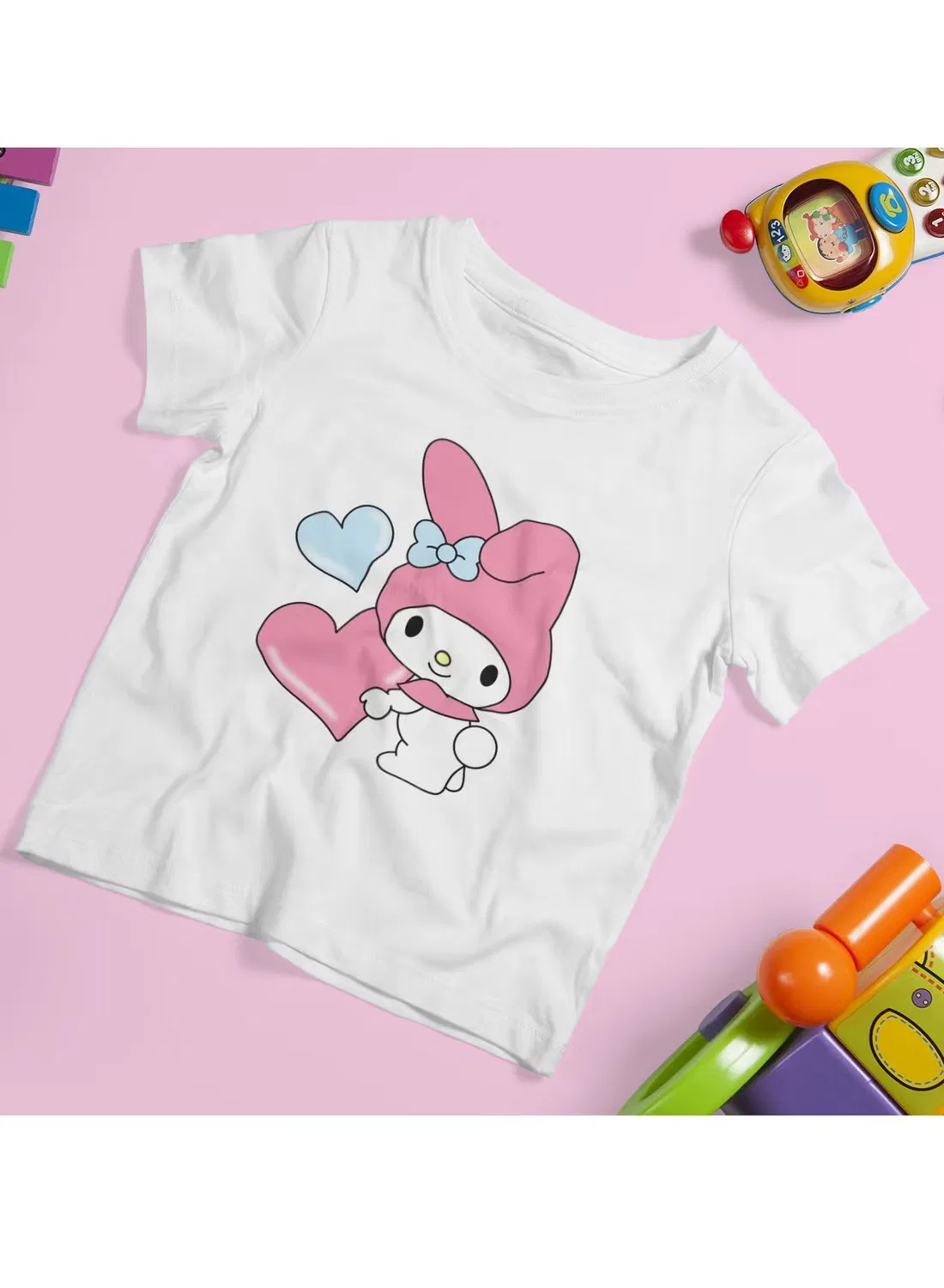 Футболка с принтом Blush bunny My Melody-inspired Zoom, белый