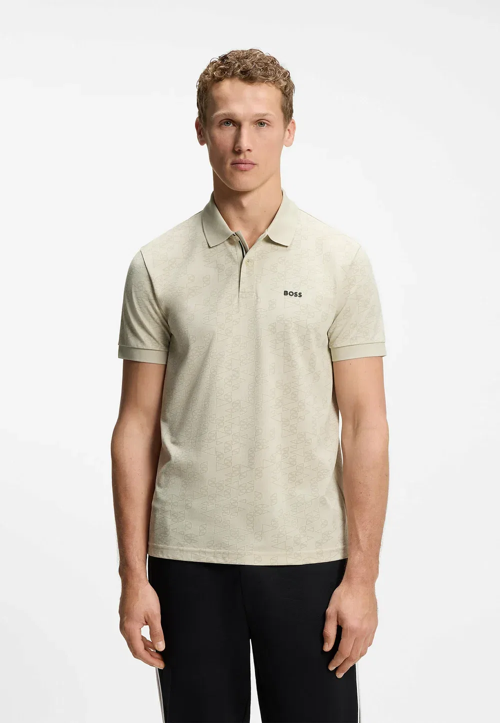 Pl_Goc swing ao - рубашка поло Boss, Light Beige Two