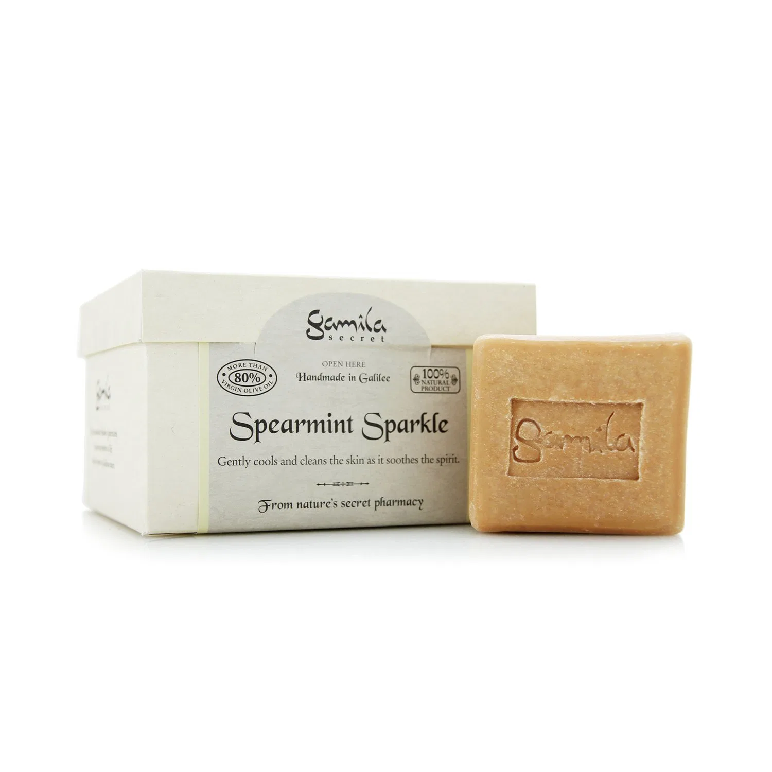 Мыло ручной работы Cream Bar Spearmint Sparkle, Gamila Secret, 115 г