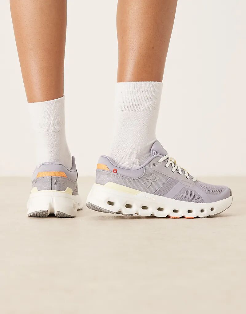 Кроссовки для бега Cloudrunner 2 фиолетового цвета On Running — фото 4